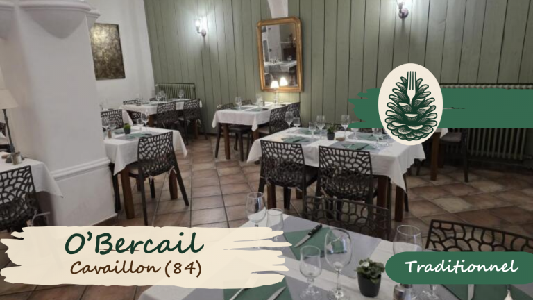 Restaurant O'Bercail à Cavaillon (84)